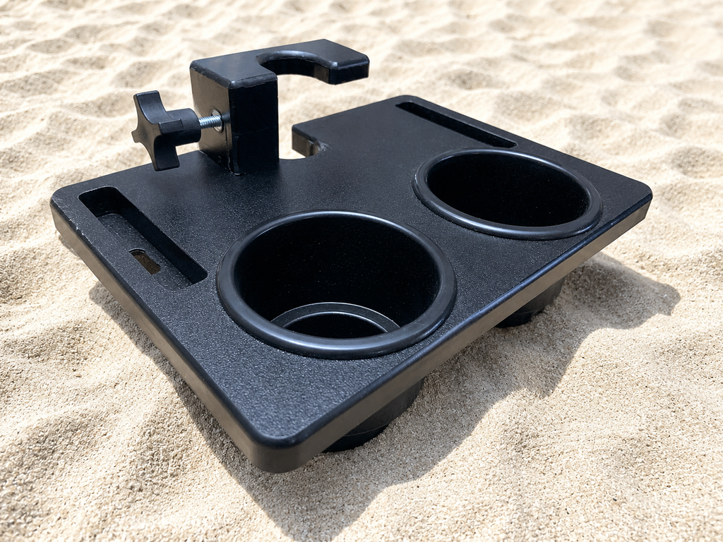Beachin' Tray – Umbrella Drink & Phone Holder